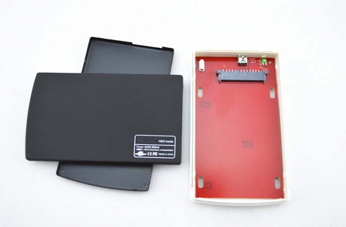 USB2.0 2.5 inch SATA HDD Enclosure support more than 100G large-capacity hard disk